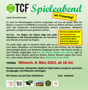 TCF-Spieleabend am Frauentag!